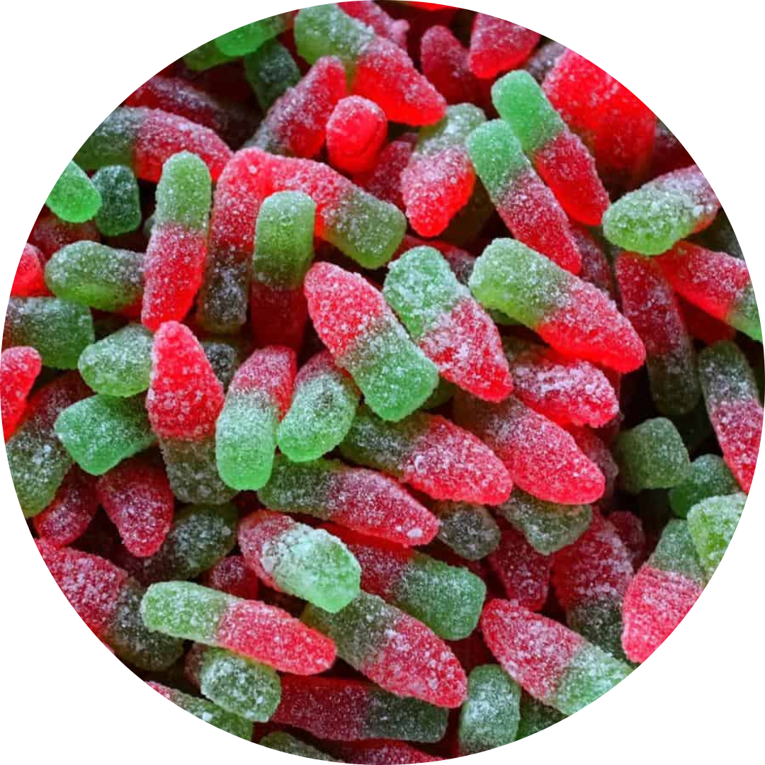 100G - Fizzy Watermelon Bottles
