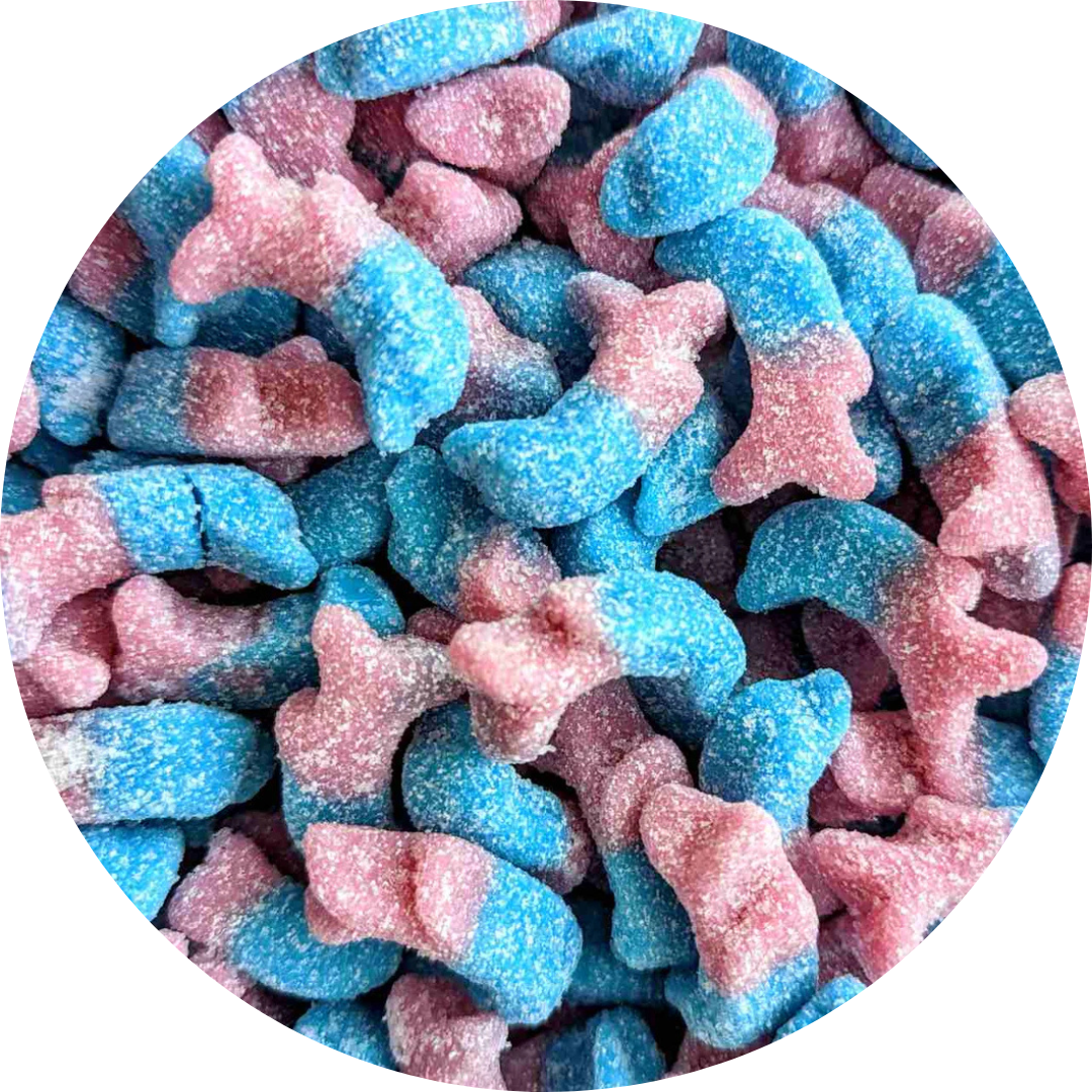 100G - Fizzy Bubblegum Dolphins