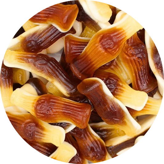 100G - Jelly Filled Cola Bottles